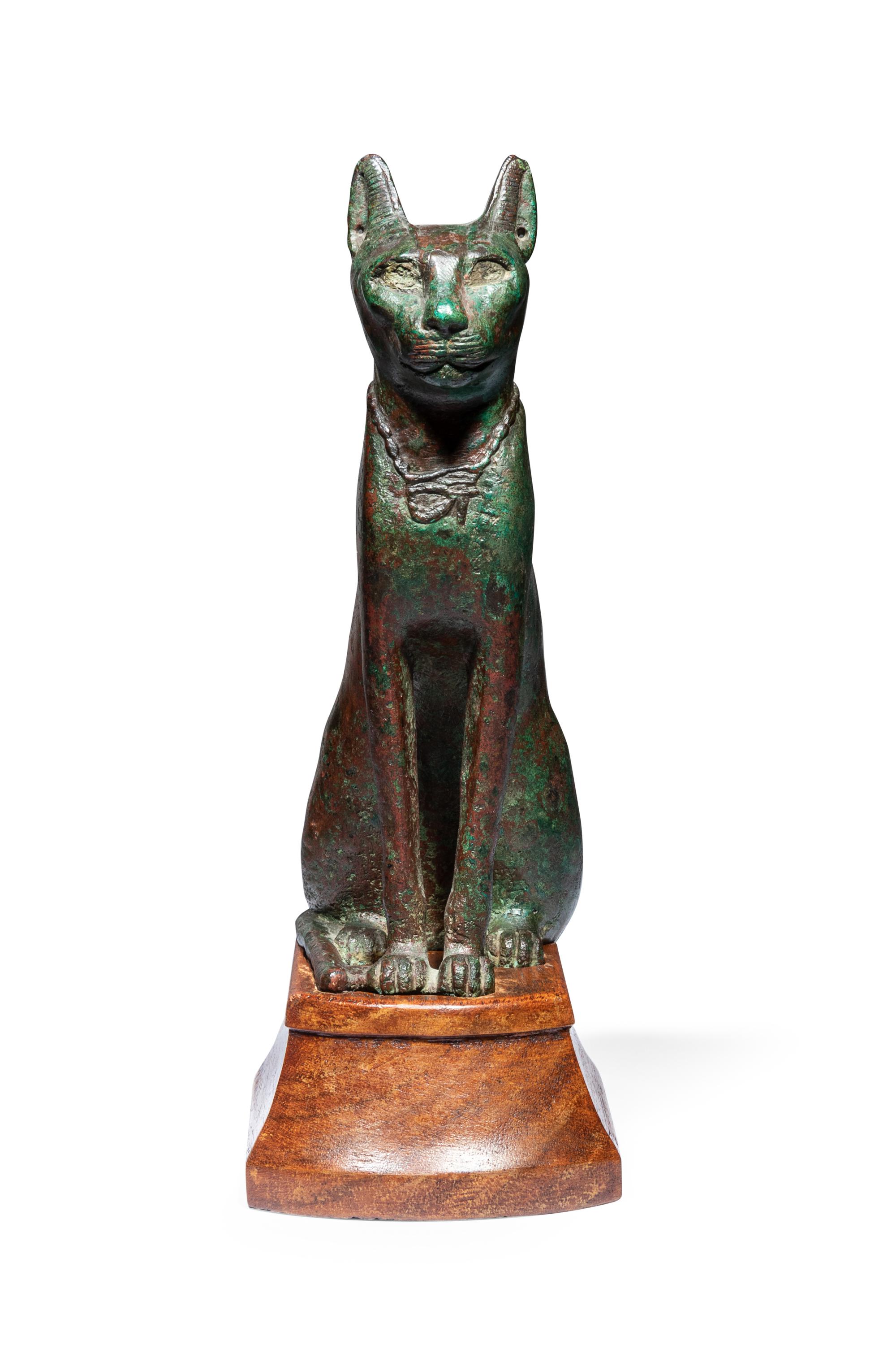An Egyptian Bronze Cat
