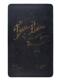 [EARLY PHOTOGRAPHY]. CDV of a large group of African Americans. Philadelphia, PA: Trask & Bacon, n.d.