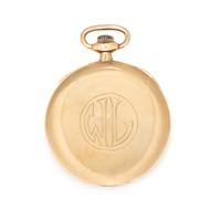 Gruen, 18K Yellow Gold 'Veri-Thin' Open Face Pocket Watch