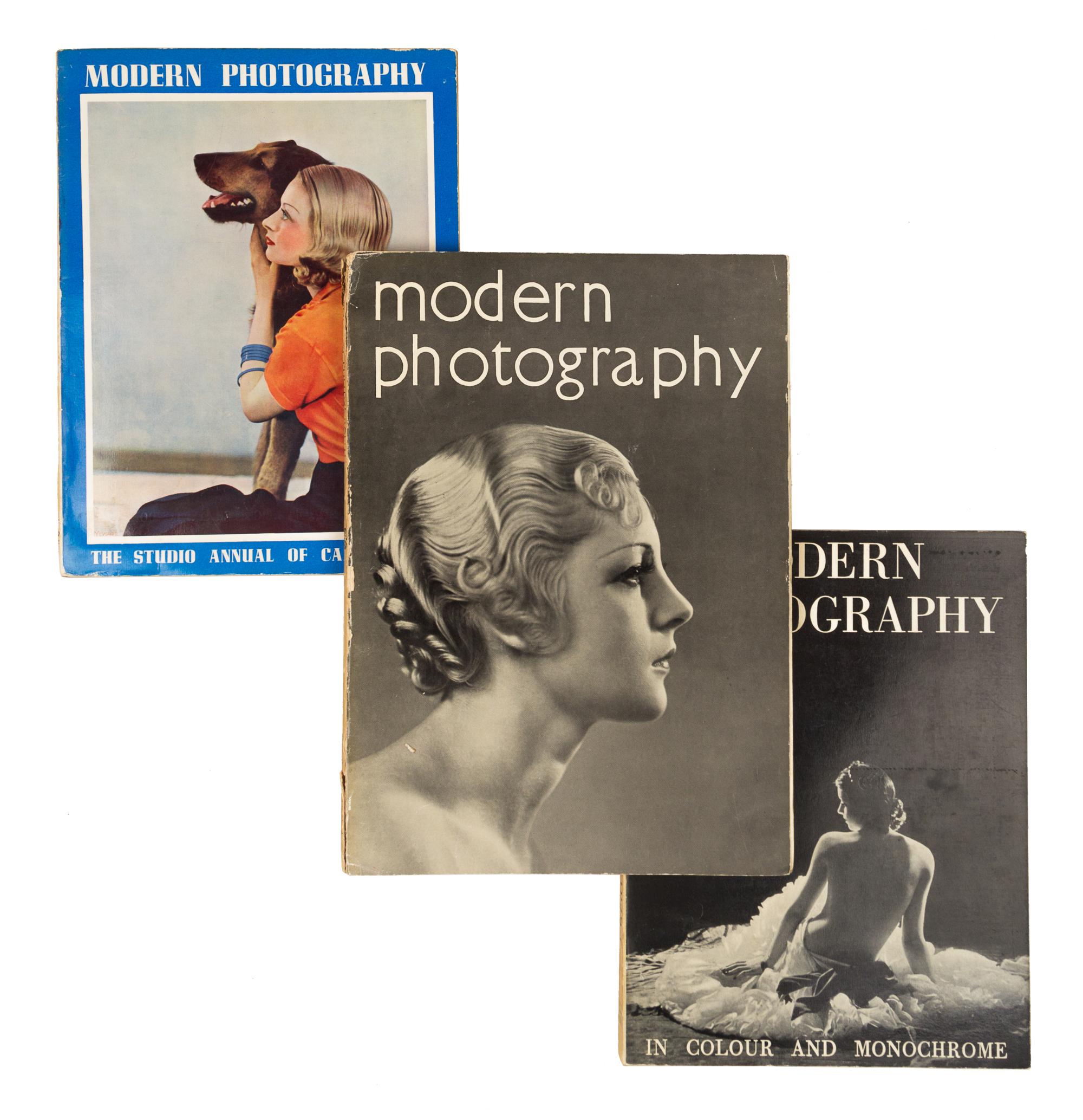 [PHOTOGRAPHY]. Modern Photography. London and New York: The Studio, 1931-1943.