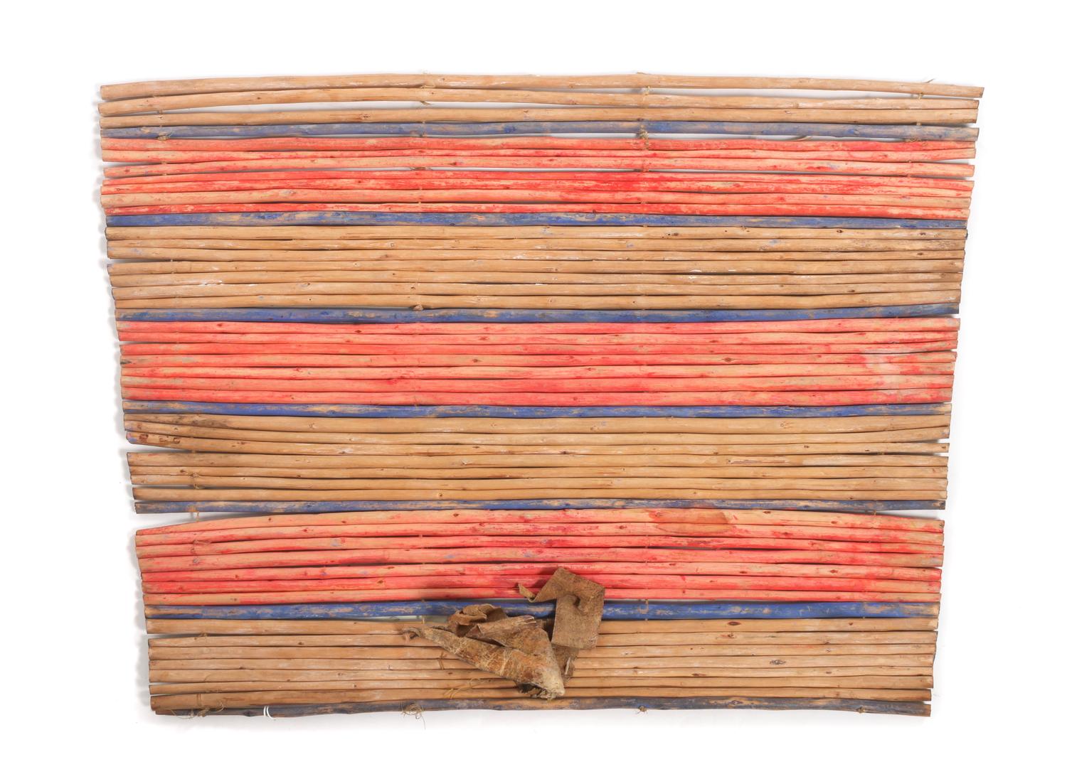 A Cheyenne Backrest Length of larger piece 57 1/4 inches.