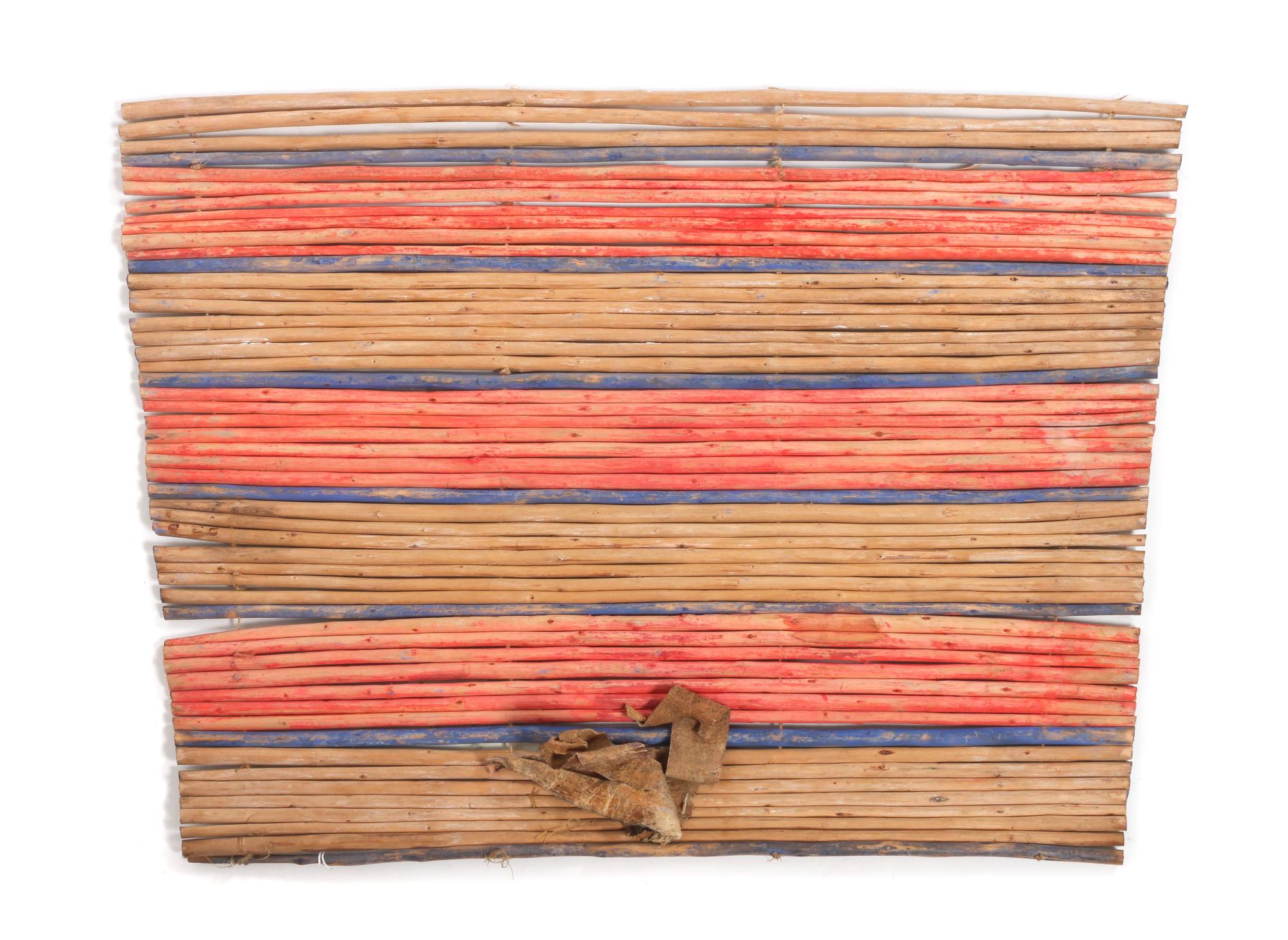 A Cheyenne Backrest Length of larger piece 57 1/4 inches.