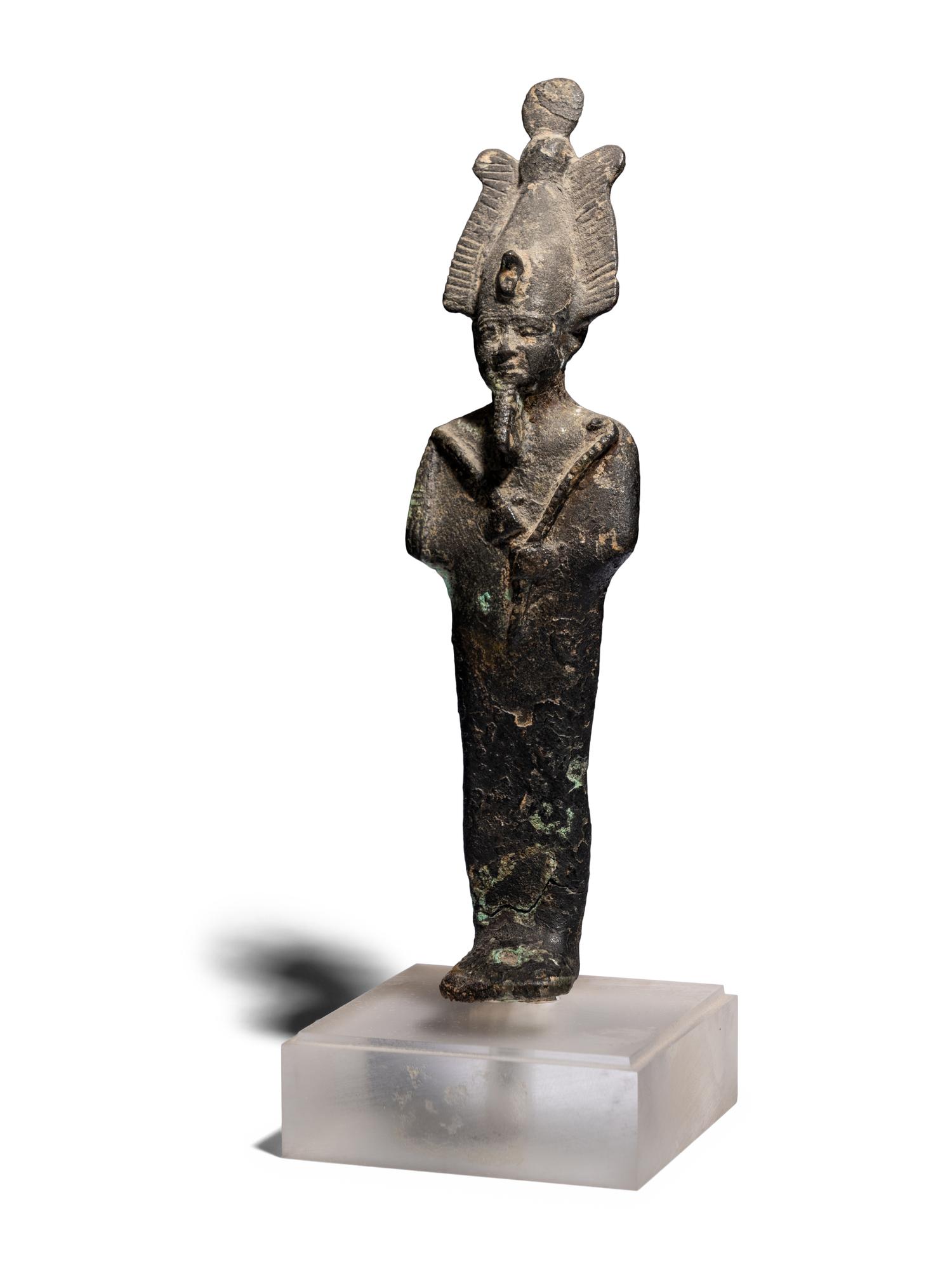 An Egyptian Bronze Osiris