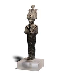 An Egyptian Bronze Osiris