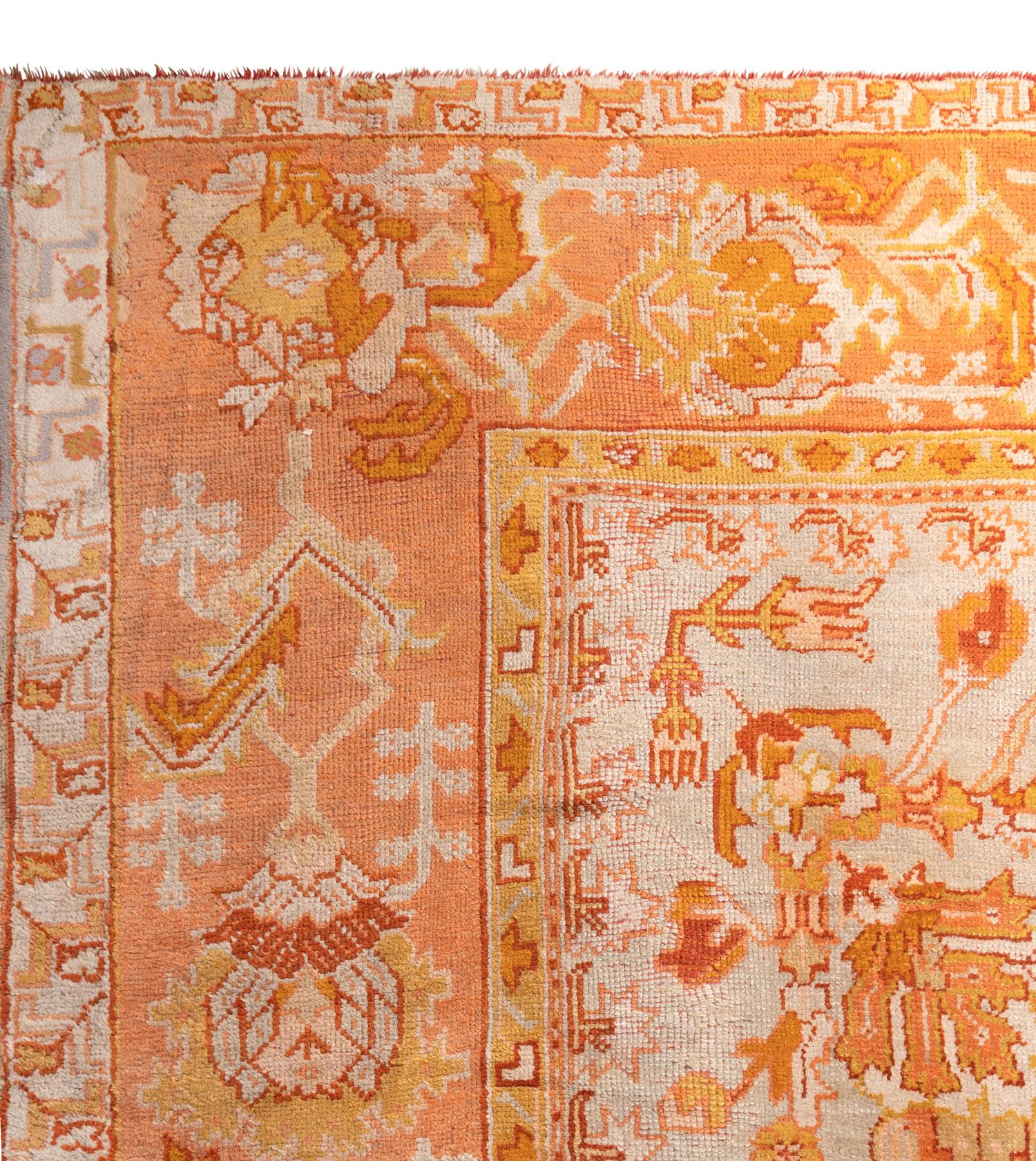 An Oushak Wool Rug