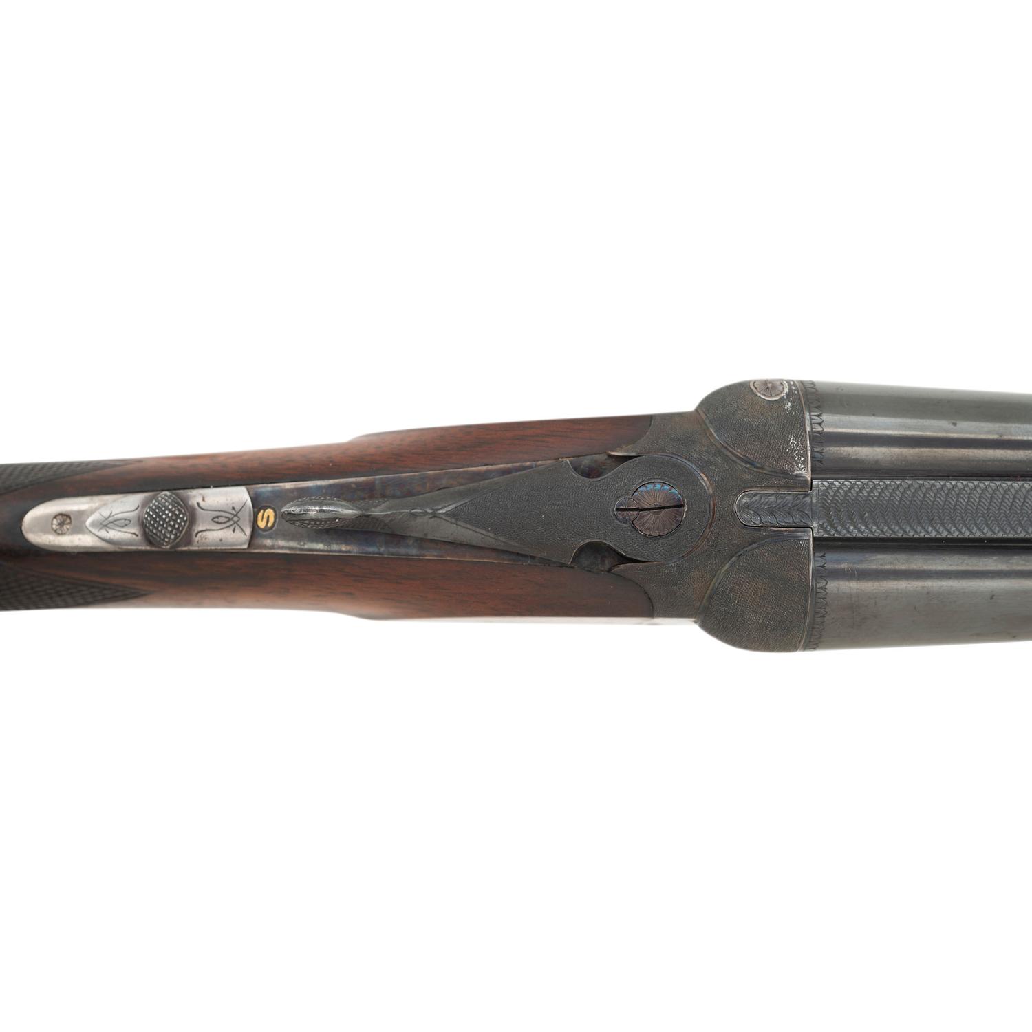 **Abercrombie & Fitch Retailer Marked Auguste Francotte "The High Gun" .410 SxS Shotgun