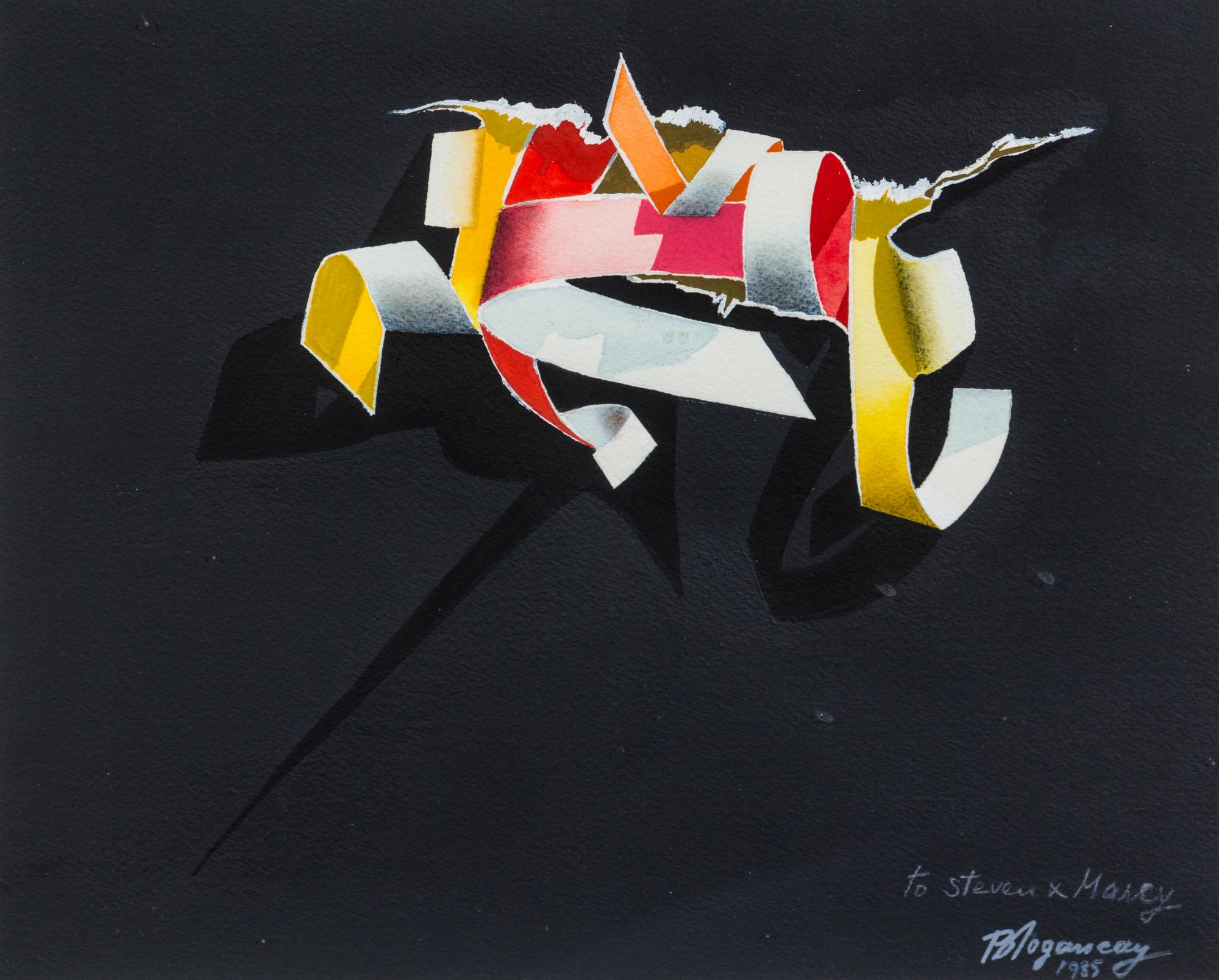 Burhan Dogancay, (Turkish, 1929-2013), Cheerful Dance, 1985