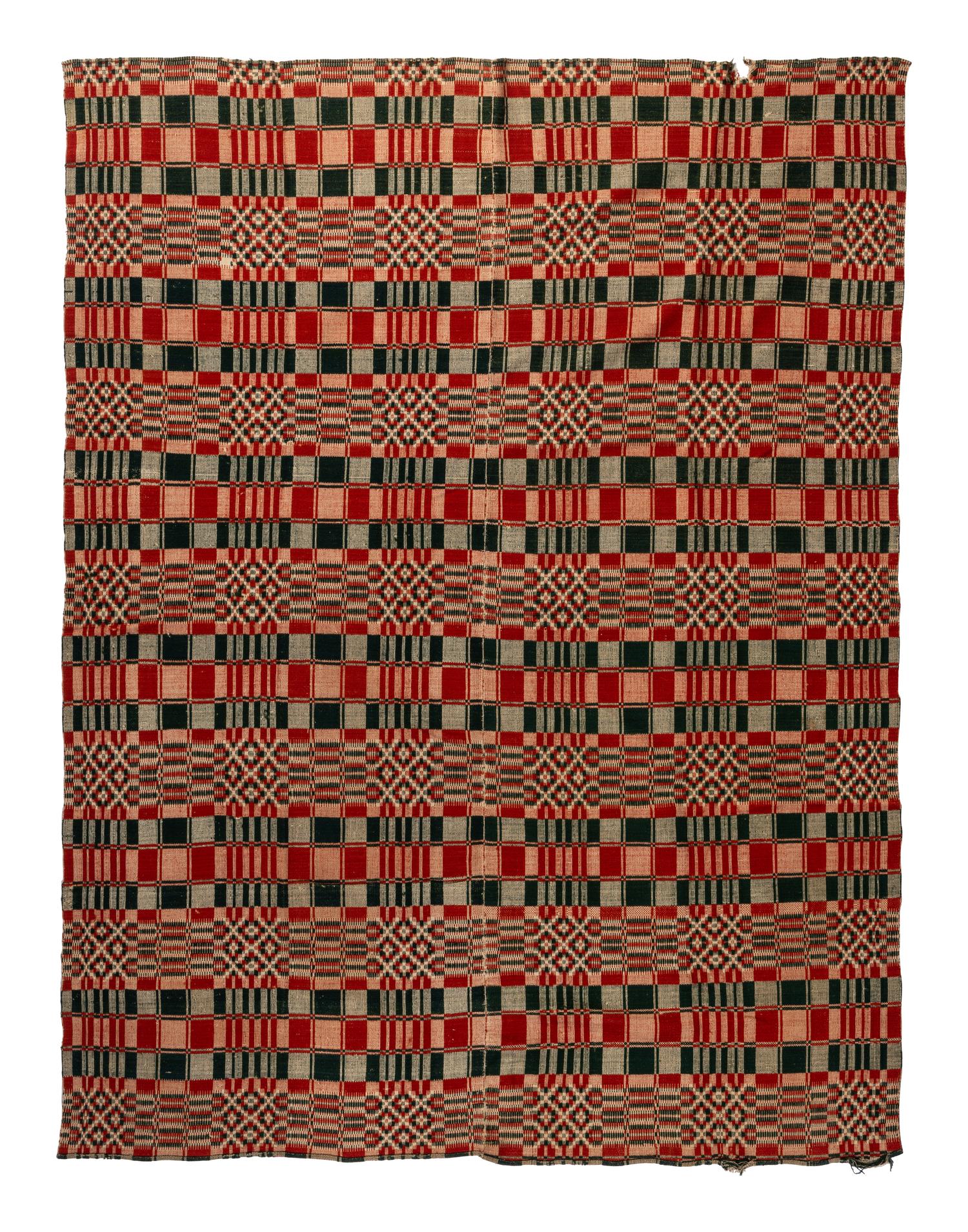 Three Overshot Coverlets