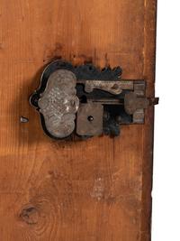 A Continental Carved and Paint Decorated Wardrobe