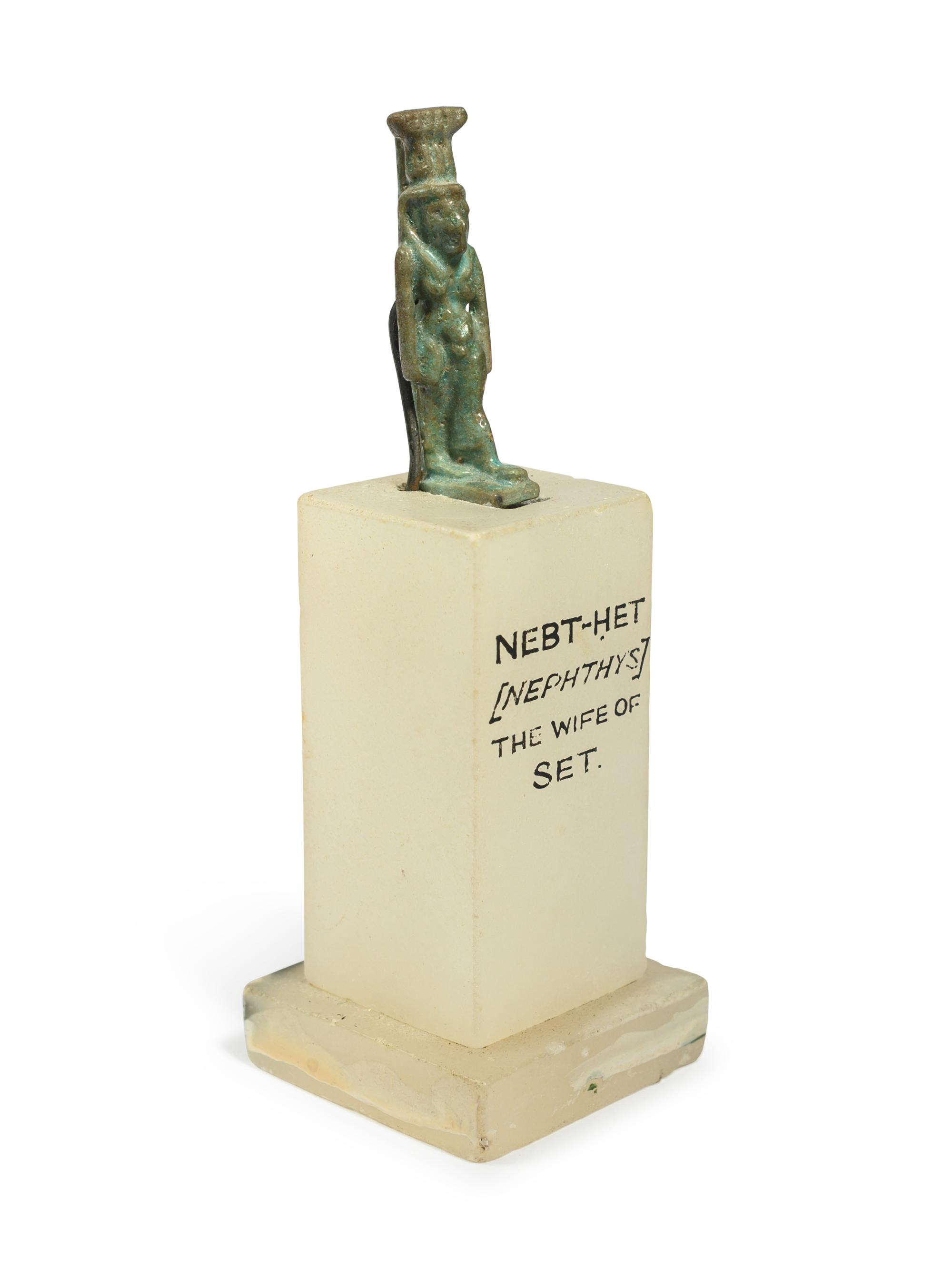 An Egyptian Faience Nephthys