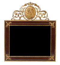 A Neoclassical Style Giltwood Mirror Height 46 x width 39 inches. — 20TH CENTURY