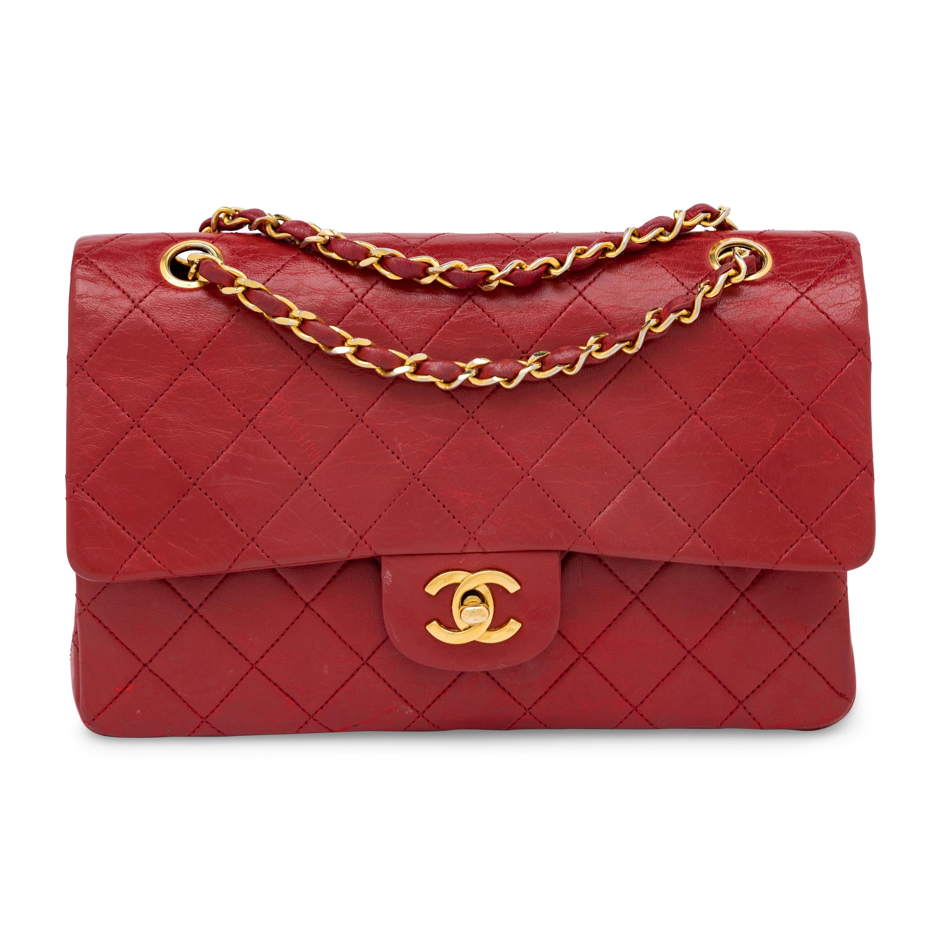 Chanel, Red Small Classic Double Flap Bag