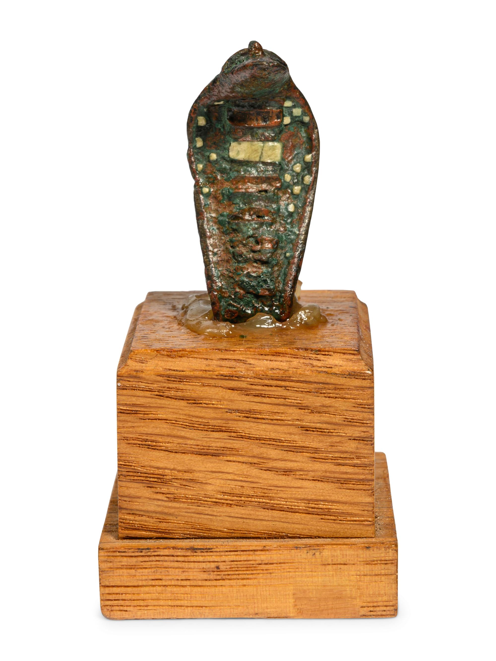 An Egyptian Bronze Uraeus