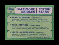 A Group of 22 Hall of Fame and Star Rookie Baseball Cards Including Cal Ripken Jr., Rickey Henderson and Ken Griffey Jr.,