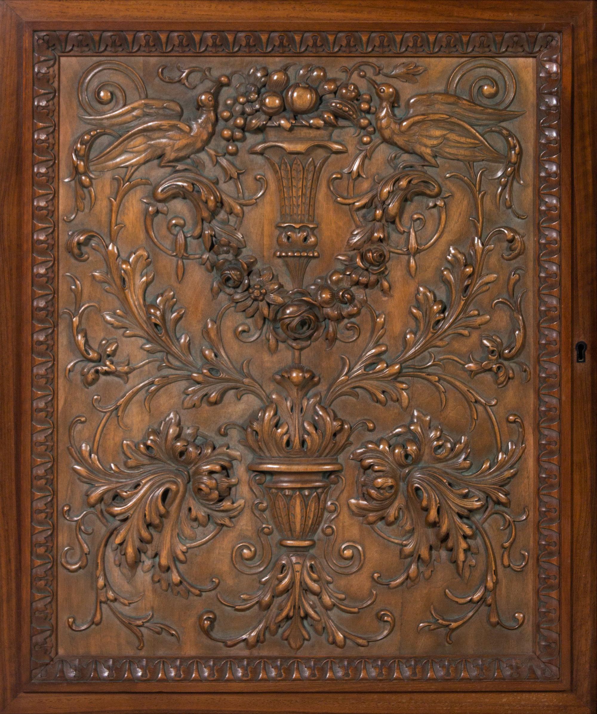 A Renaissance Style Walnut Sideboard