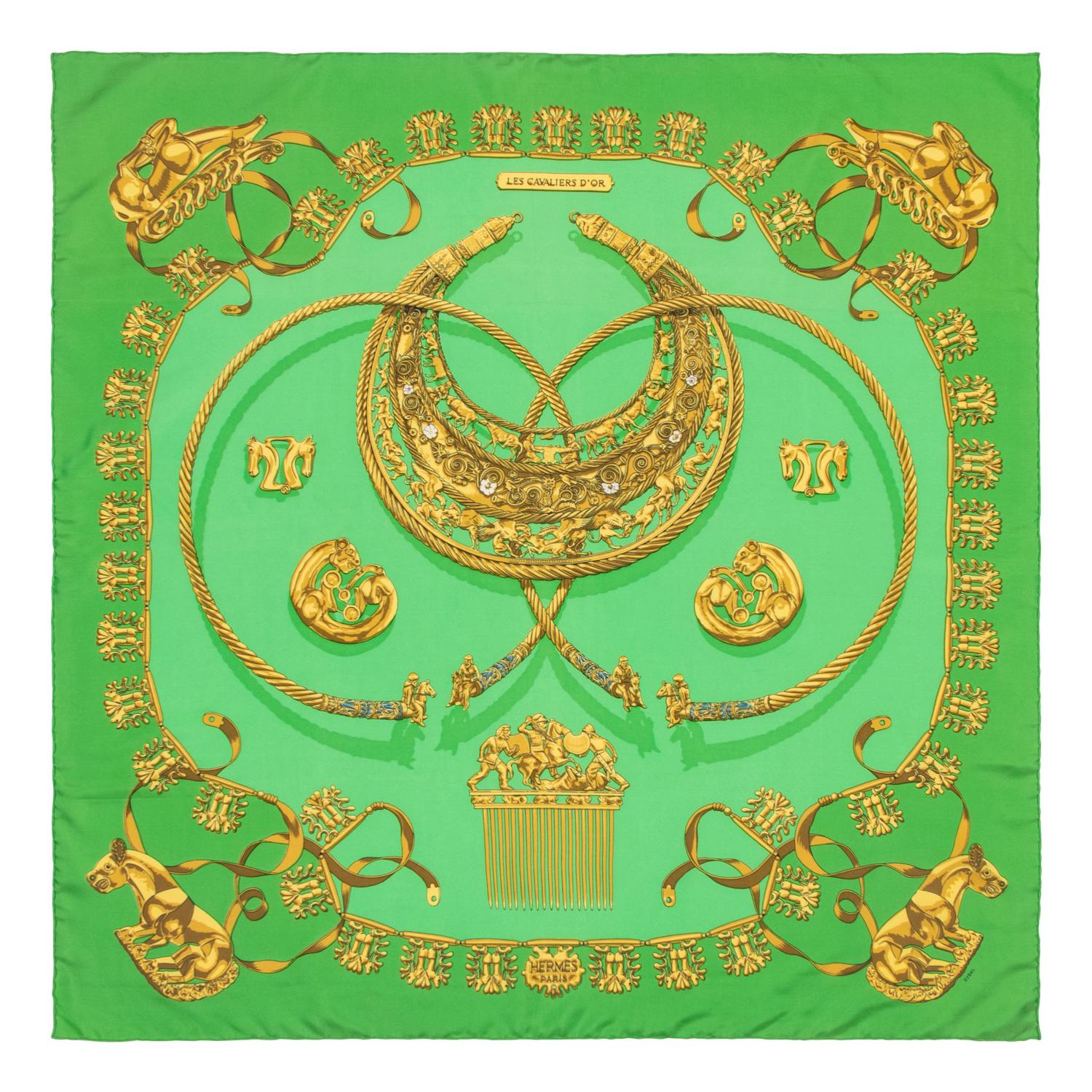 Three Hermès Scarves