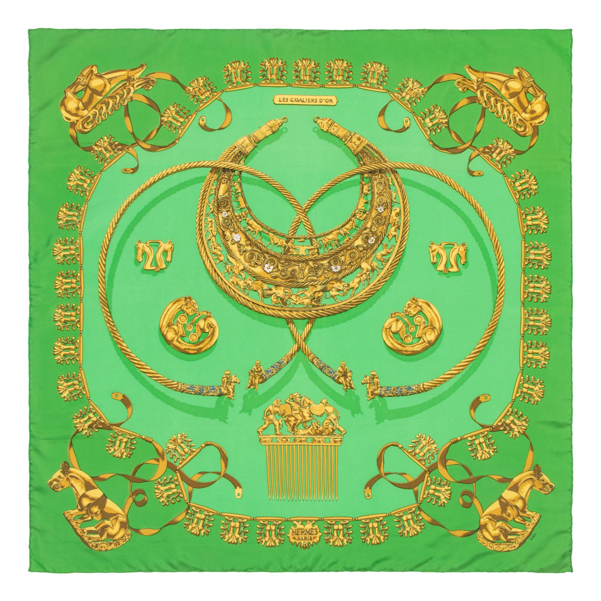 Three Hermès Scarves