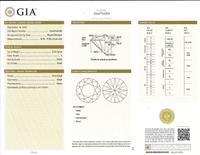 A Three Stone Diamond Ring 2.74 Carat Round Brilliant Diamond, GIA Certified