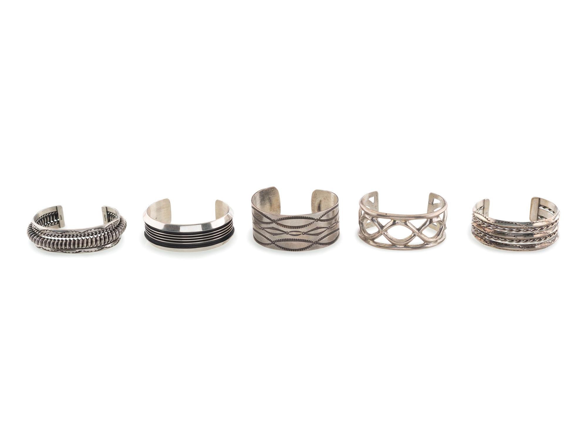 Navajo Silver Cuff Bracelets
