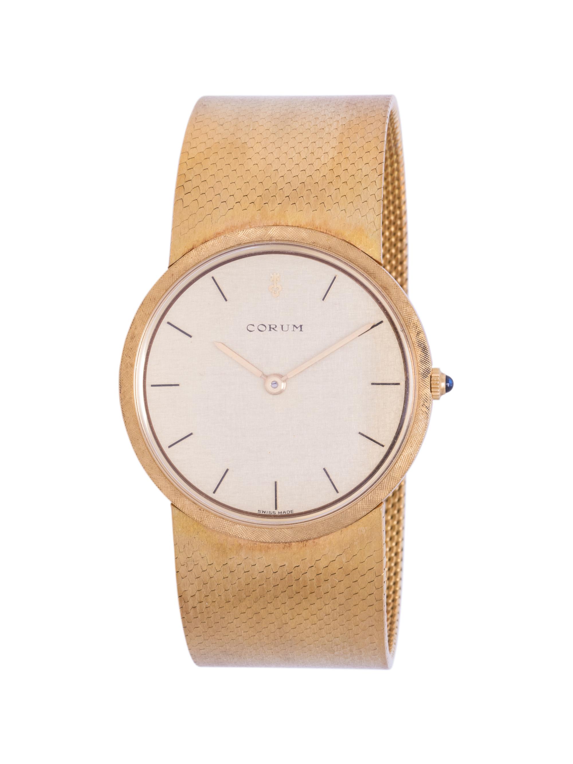 CORUM, 18K YELLOW GOLD WATCH