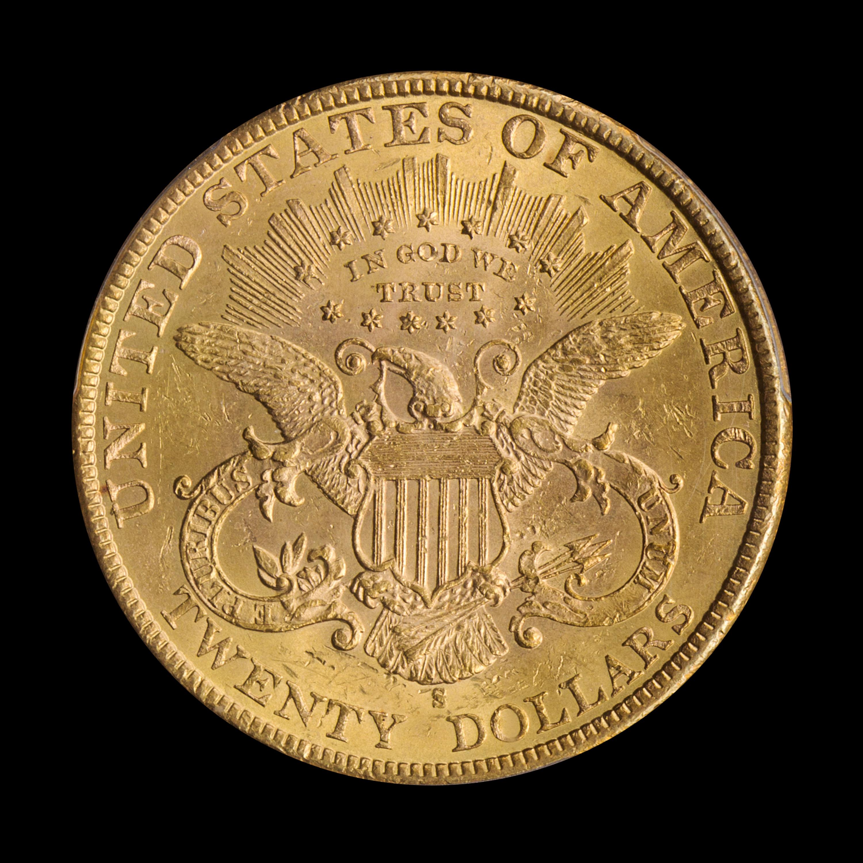 A United States 1898-S Liberty Head $20 Gold Coin