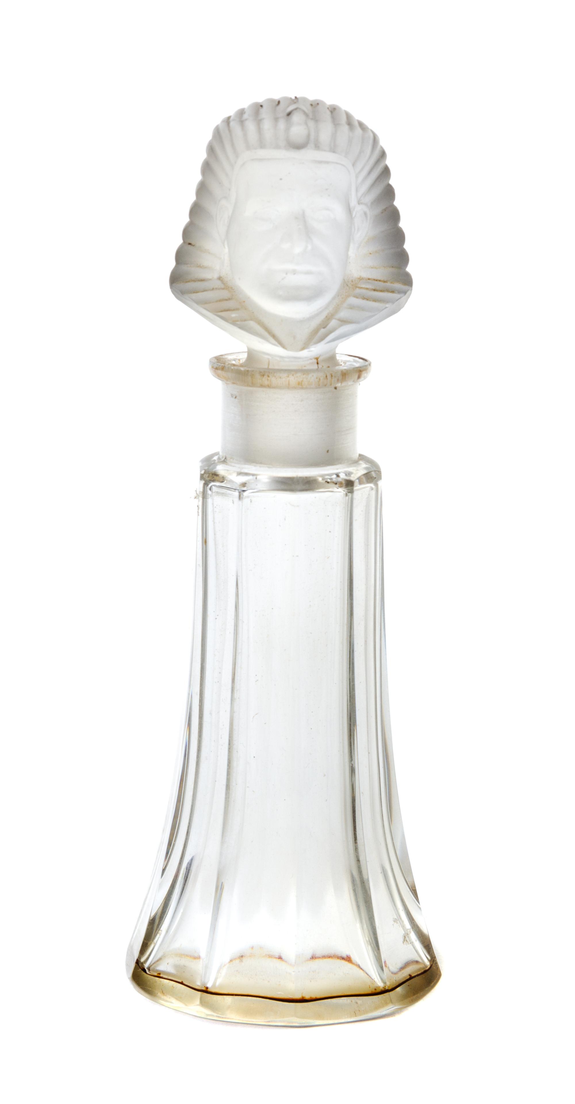 A Baccarat Glass Myrbaha Scent Bottle Height 5 3/4 inches. — DESIGNED 1913