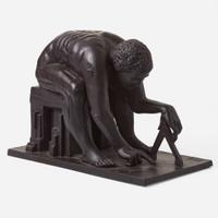 A Wedgwood Eduardo Paolozzi (1924-2005) Designed Black Basalt Sculpture "Newton, Master of the Universe" UK, 1990s