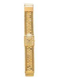 JUVENIA, YELLOW GOLD AND DIAMOND WATCH