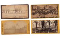 [CIVIL WAR]. A group of 38 stereoviews, highlighted by images of the Grand Review at Washington, DC, the National Cemetery and other locations in Arlington, VA, and later aviation views.