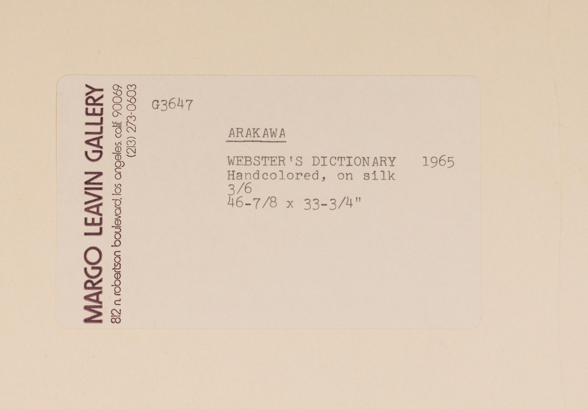 Websters New Twentieth Century Dictionary , 1965