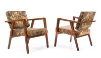 Franco Albini (Italian, 1905-1977), KNOLL, c. 1950, a pair of lounge chairs