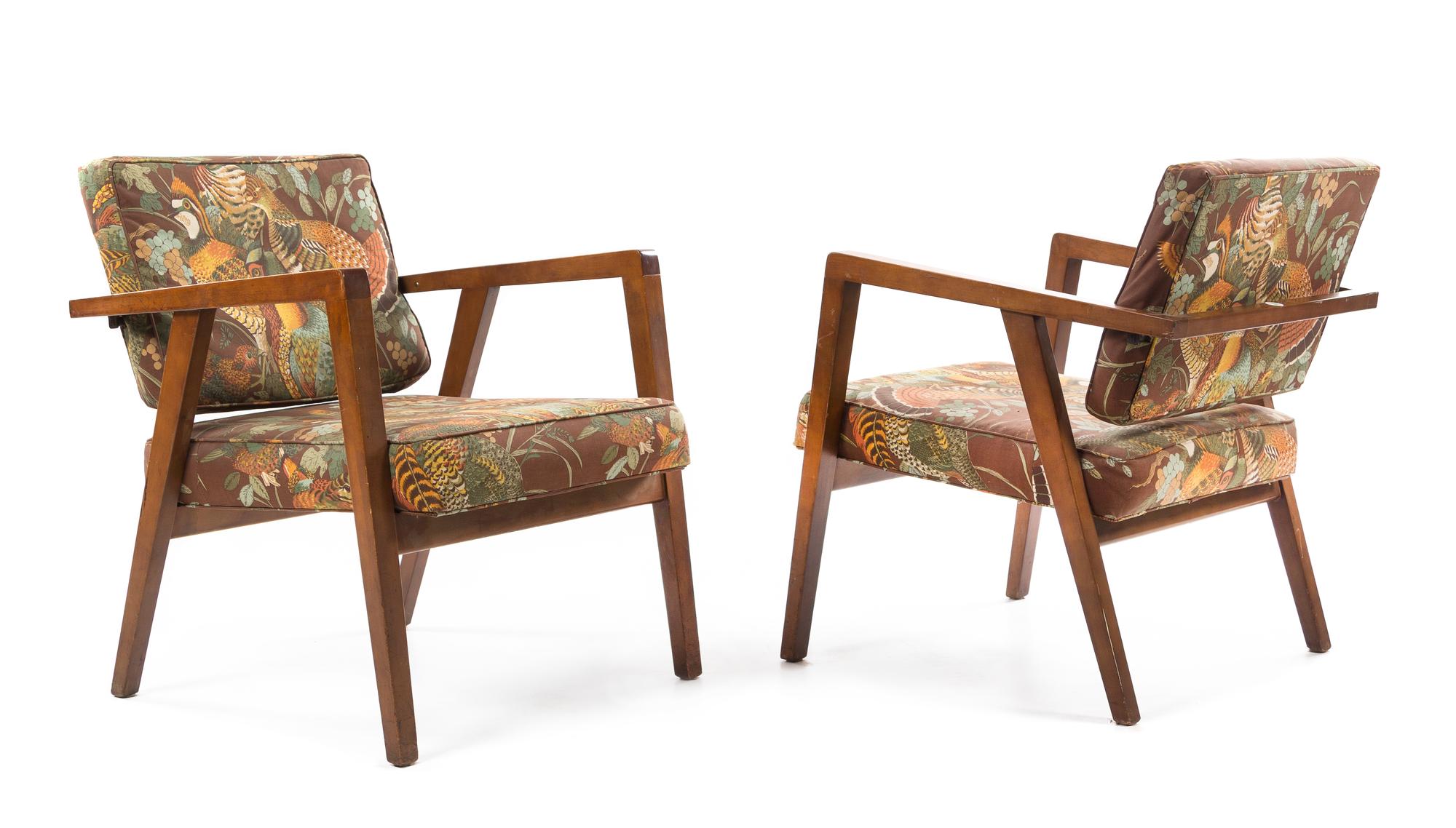 Franco Albini (Italian, 1905-1977), KNOLL, c. 1950, a pair of lounge chairs