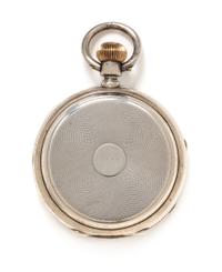A Silver Hunter Case Pocket Watch, Chas. E. Jacot, 85.40 dwts.