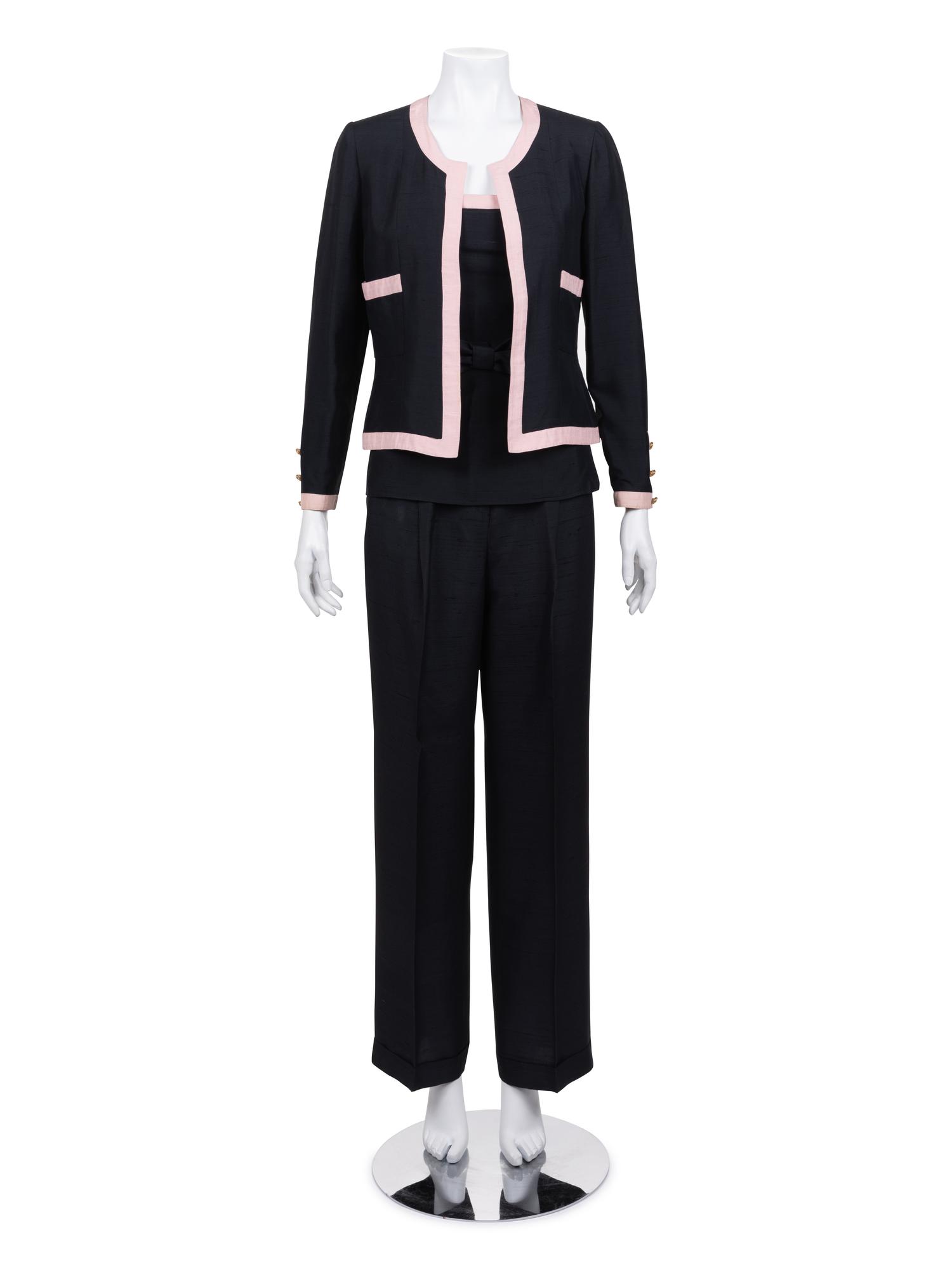 Chanel Silk Pant Ensemble, 1990-2000s