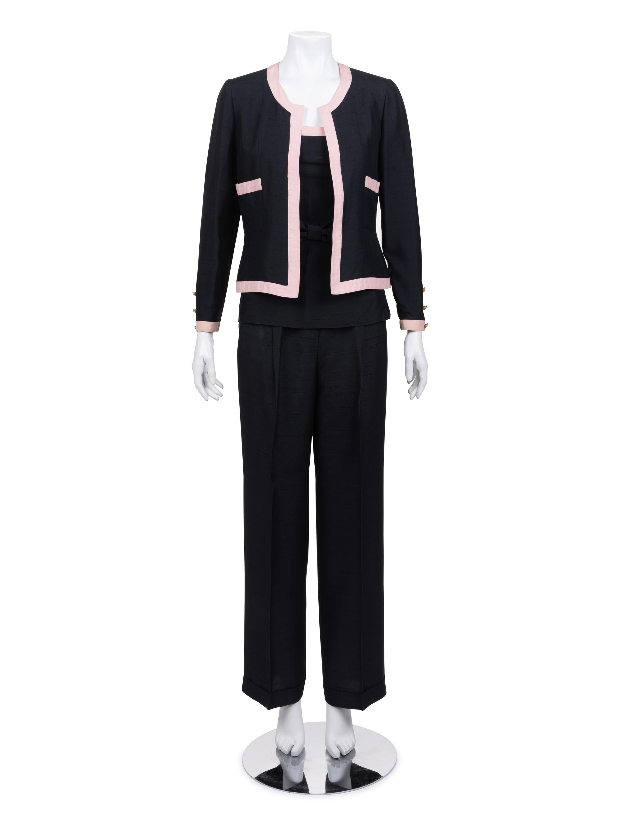Chanel Silk Pant Ensemble, 1990-2000s