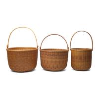 Three Large Nantucket Lightship Baskets