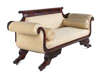 An American Classical Style Carved Sofa