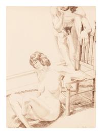 Man and Female Figure (from Six Lithographs Drawn from Life ), 1970