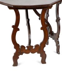 An Italian Baroque Oak Console Table