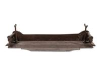 An Empire Style Gilt Bronze Fireplace Fender