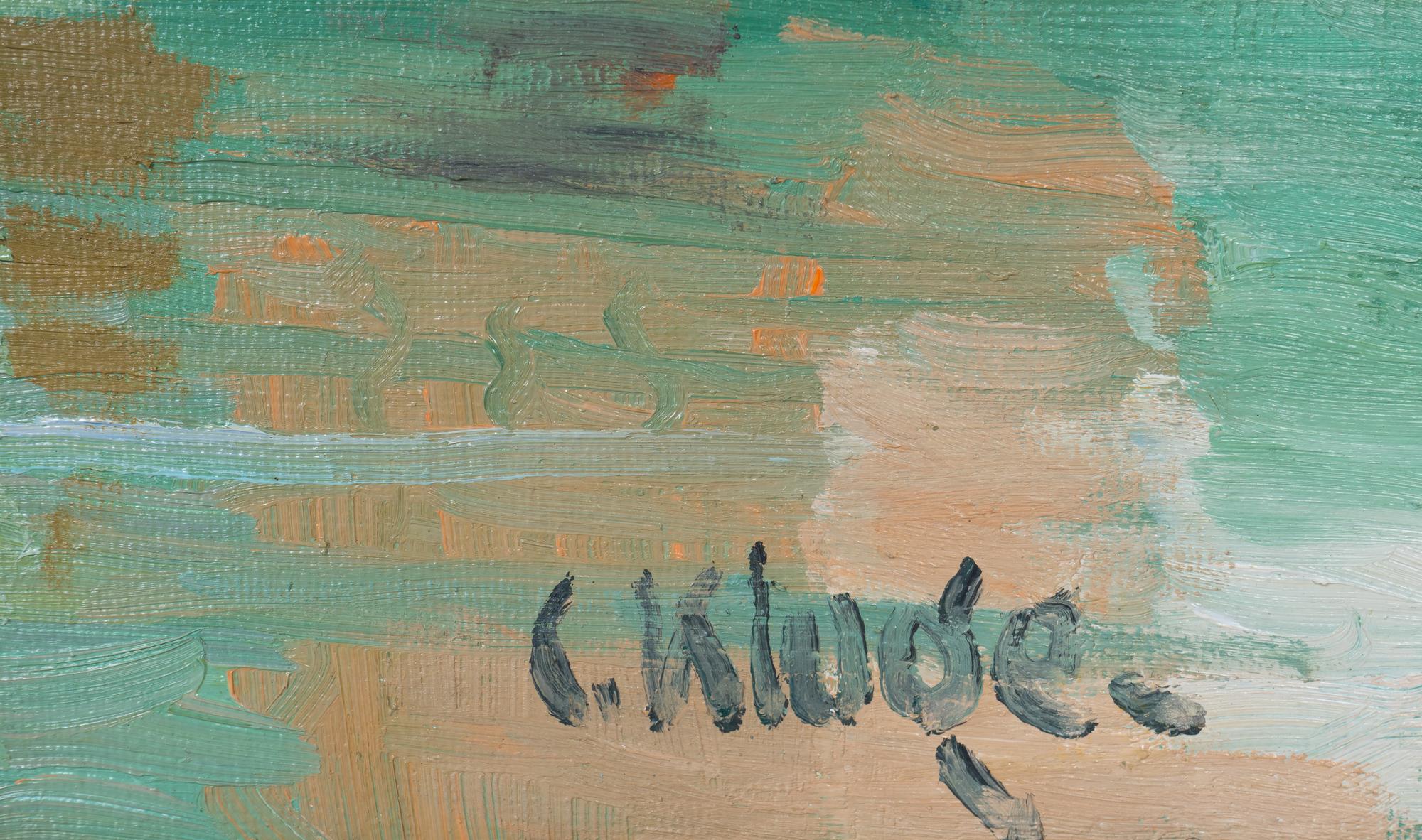 Untitled (Sailboat on the Canal)