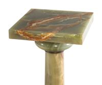 A Continental Gilt Bronze Mounted Onyx Pedestal