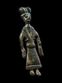 An Amlash Bronze Female Figure