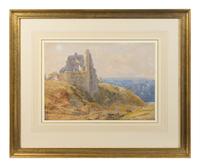 The Ruins of Knaresborough Castle, Yorkshire , 1845