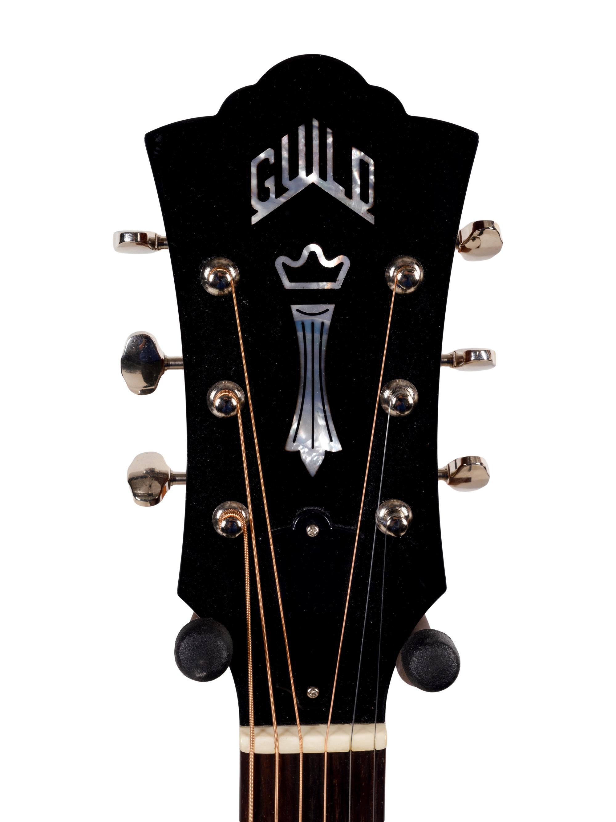 A Guild Mother-of-Pearl Inlaid Acoustic Guitar