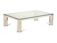 A Contemporary Acrylic and Glass Coffee Table Attributed to Plexi-Craft