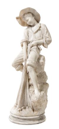 An Italian Marble Sculpture Height 40 inches. — GIUSEPPE GAMBOGI, LATE 19TH CENTURY