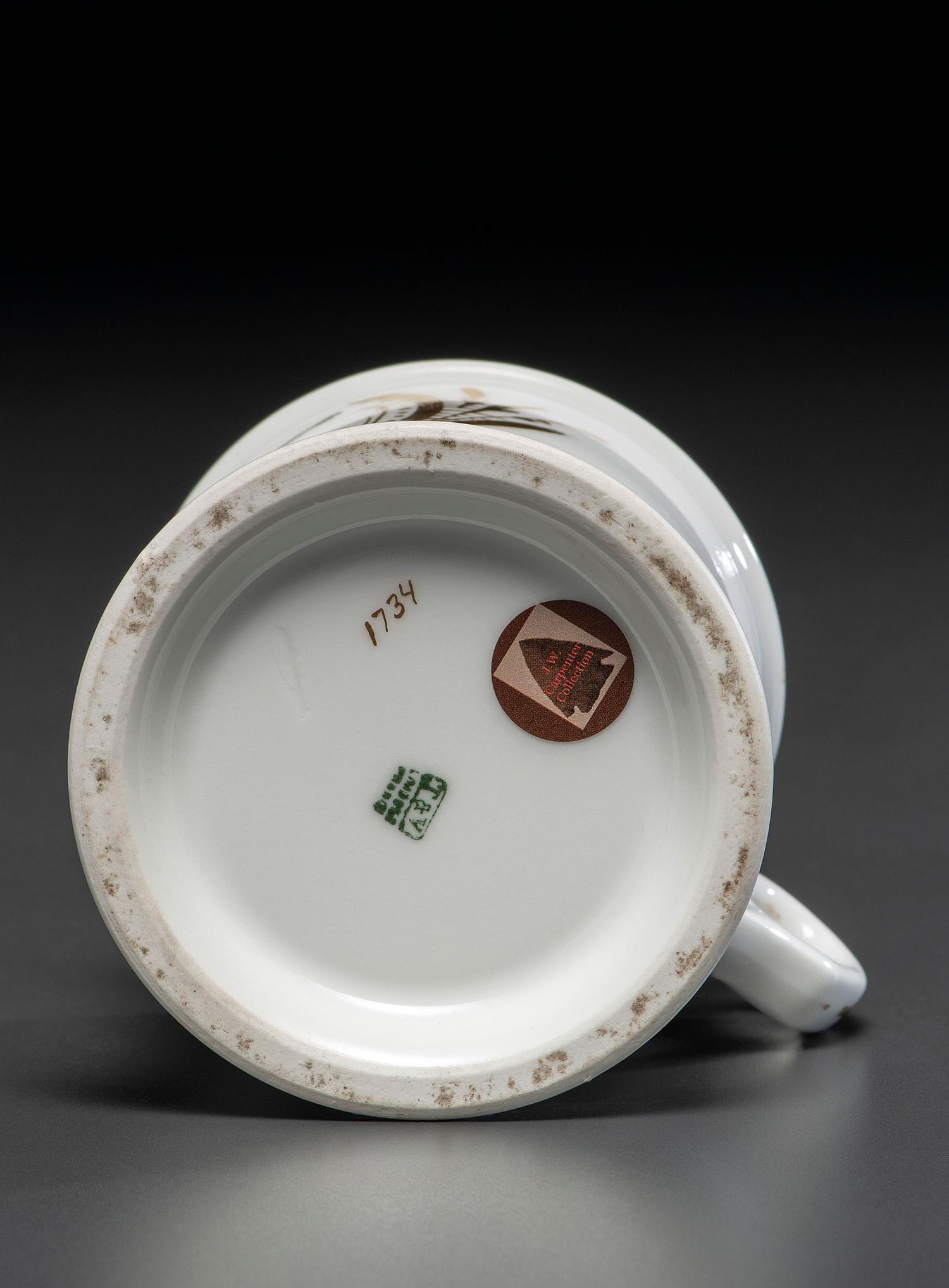A WWI Colonel's Porcelain Shaving Mug