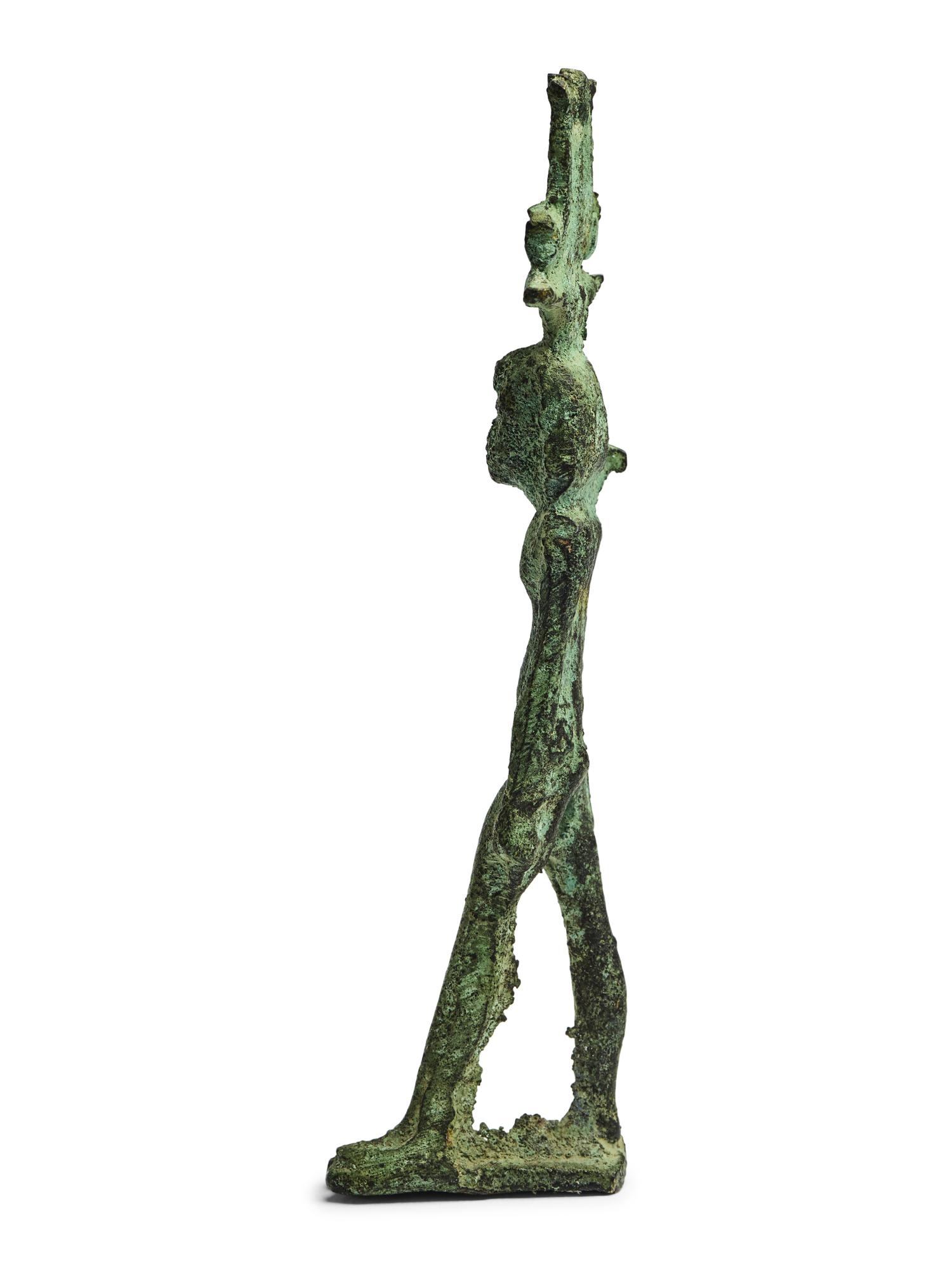 An Egyptian Bronze Figure