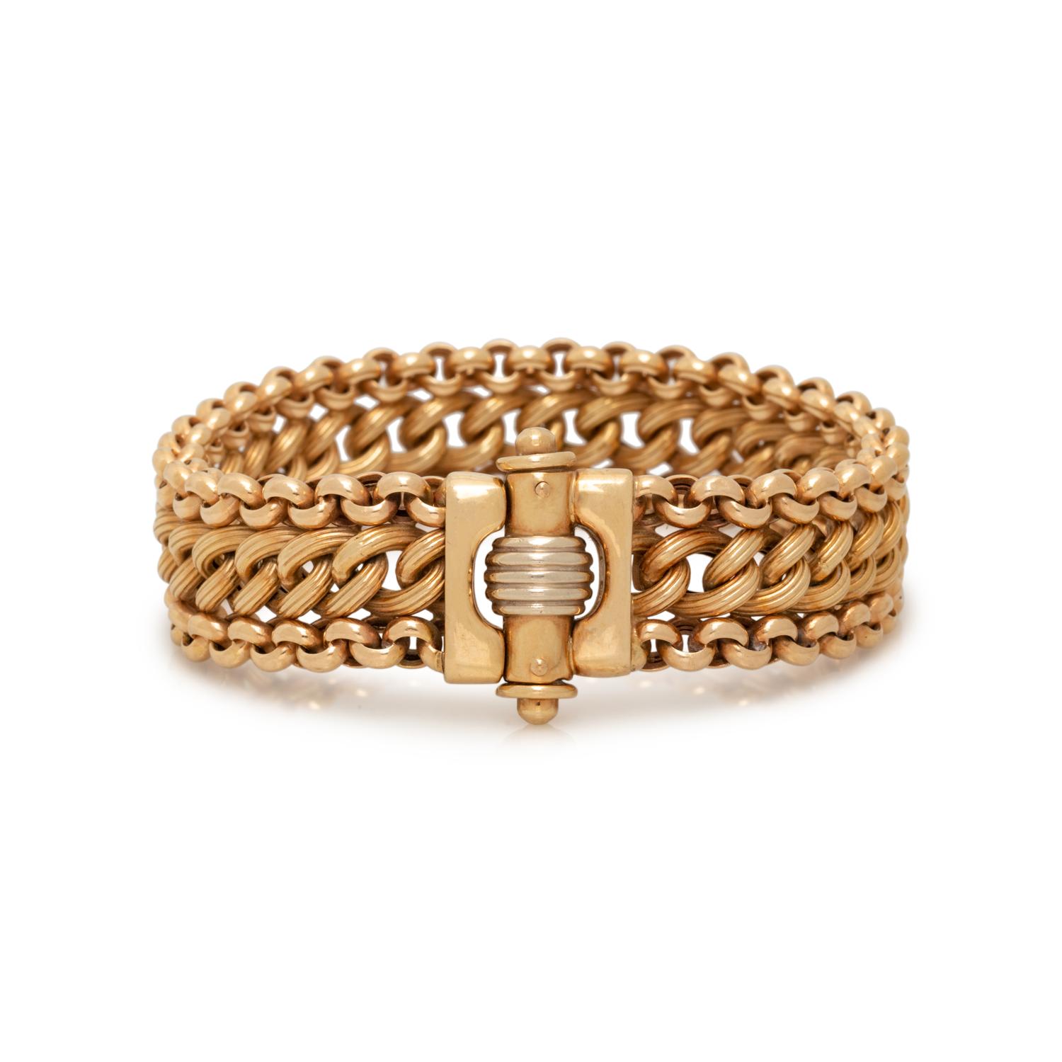 YELLOW GOLD BRACELET